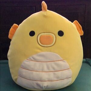 Squishmallows 12" CLOVIS Yellow Seahorse RARE Stuffed Animal Plush